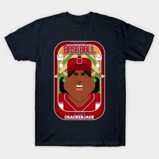 Baseball Red Blue White - Deuce Crackerjack - Aretha version T-Shirt